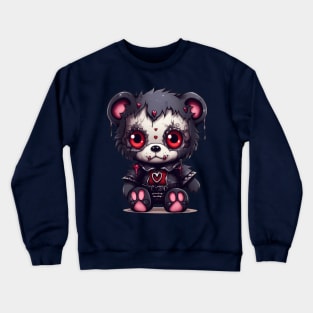 Love Me to Death: The Gothic Teddy Bear Kille Crewneck Sweatshirt